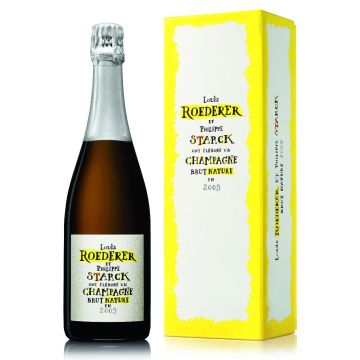 Louis Roederer - Brut Nature – Philippe Starck (2012) - Bouteille (75cl) in luxe geschenkdoos