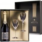 Champagne Deutz - Brut 'Classic' - Bouteille (75cl) in geschenkdoos met 2 flutes