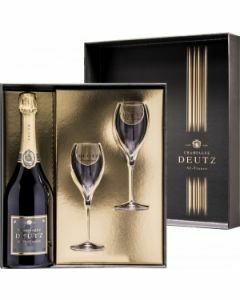 Champagne Deutz - Brut 'Classic' - Bouteille (75cl) in geschenkdoos met 2 flutes