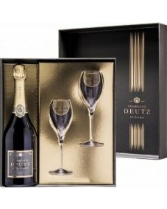 Champagne Deutz - Brut 'Classic' - Bouteille (75cl) in giftbox with 2 flutes